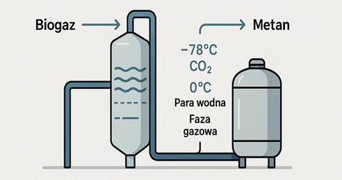 Separacja kriogeniczna - biogaz , metan, biometan